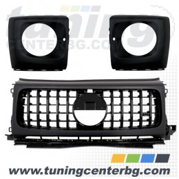 РЕШЕТКА И КАПАЦИ ЗА ФАРОВЕ ЗА MERCEDES G W463 A /2018 - 2022/ цена €378.35
